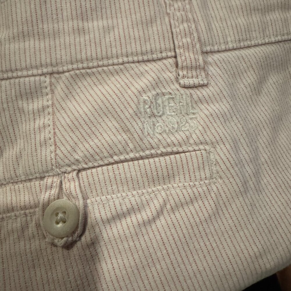 RARE Ruehl No. 925 Seersucker Striped Cotton Shorts – Size 12 - Picture 5 of 5